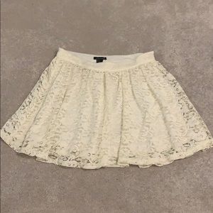 Cream colored skirt from forever 21